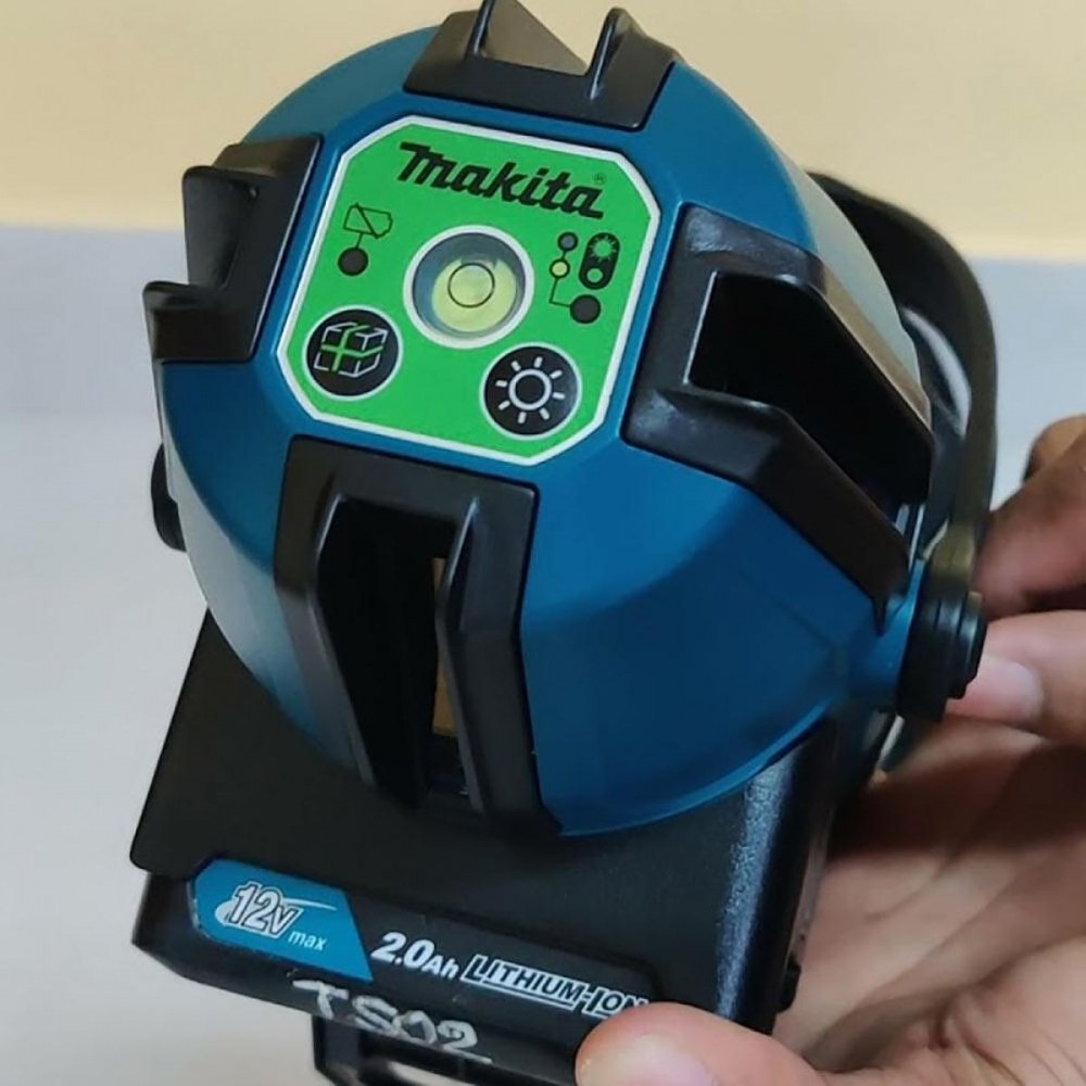 Акумулаторен лазерен нивелир, зелен, Makita SK40GD