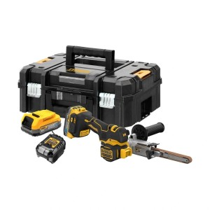 Акумулаторен лентов шлайф 18V, 13×457 мм, DeWalt DCM200E2T