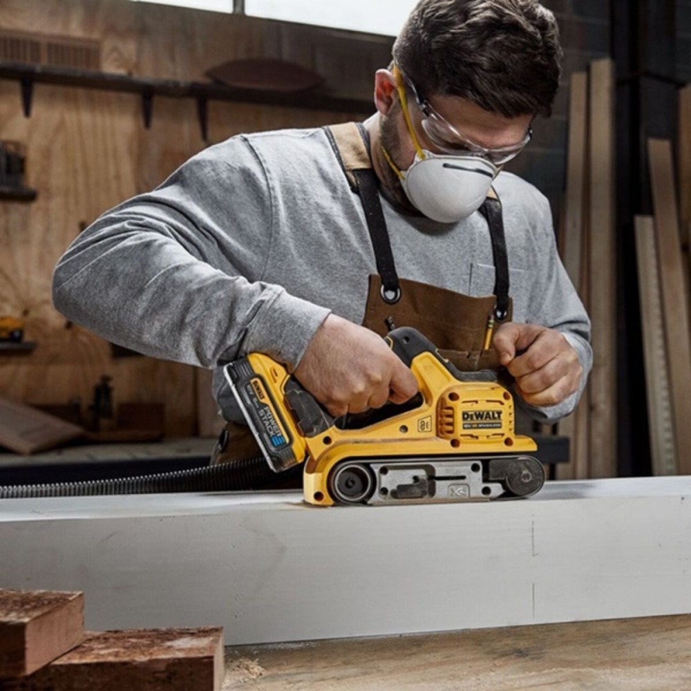 Акумулаторен лентов шлайф 18V, 533×75 мм, DeWalt DCW220P2