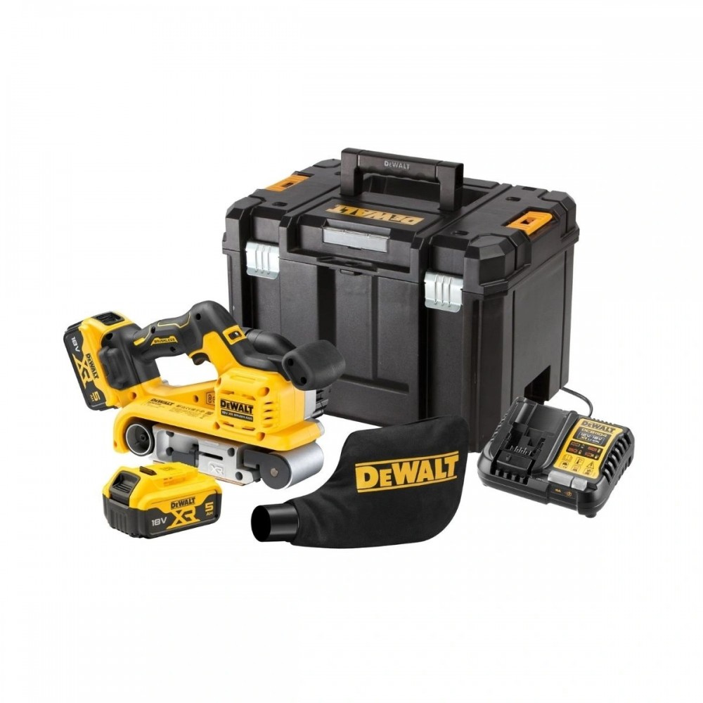 Акумулаторен лентов шлайф 18V, 533×75 мм, DeWalt DCW220P2
