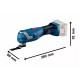 Акумулаторен мултифункционален инструмент 06018G2020, 18 V, Bosch GOP 185-LI Professional