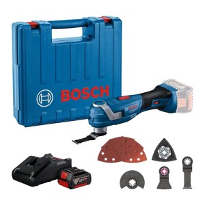 Акумулаторен мултифункционален инструмент 06018G2021, 18 V, Bosch GOP 185-LI Professional