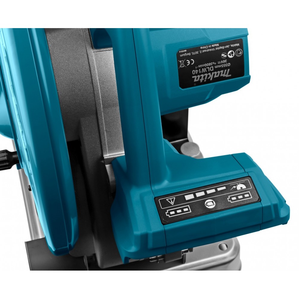 Акумулаторен настолен циркуляр 355 мм, Makita DLW140Z