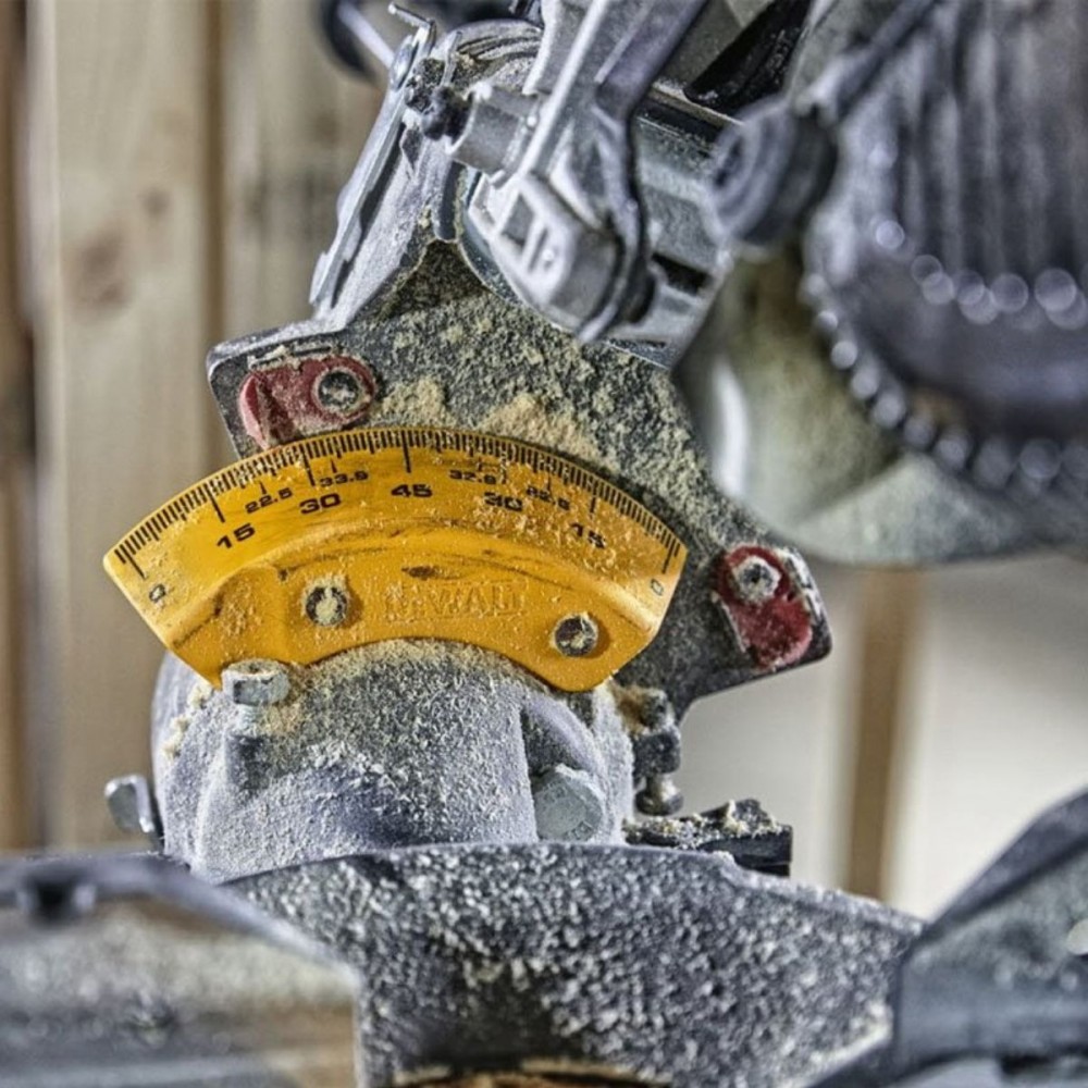 Акумулаторен настолен циркуляр с герунг, 18/54 V, 250 мм, DeWalt DCS727T2