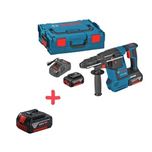 Акумулаторен перфоратор 18 V, 2,6 J, SDS-plus + ПОДАРЪК Батерия 5.0Ah, Bosch GBH 18V-26