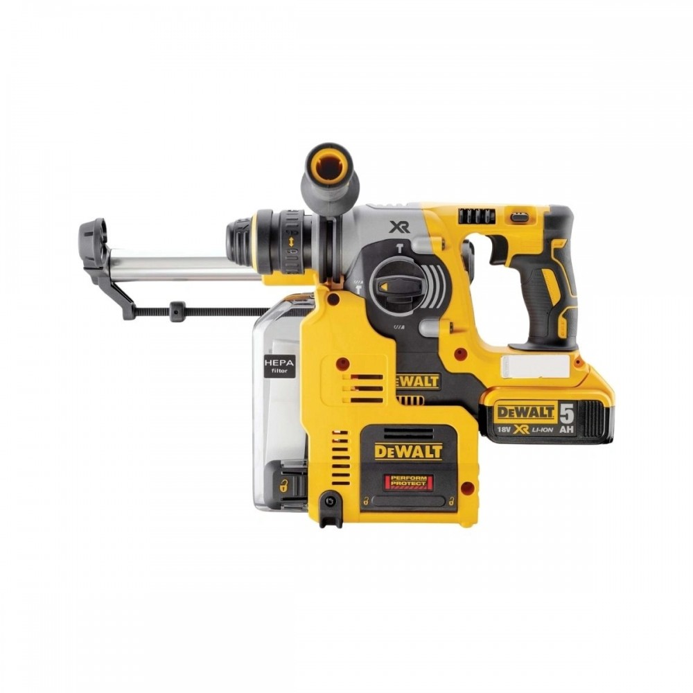 Акумулаторен перфоратор 18V, 2.1 J, SDS-Plus, DeWalt DCH275P2