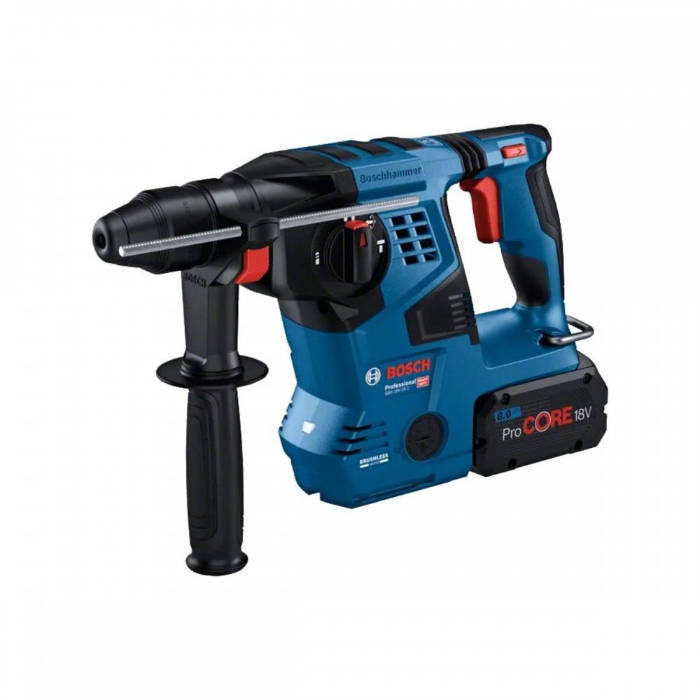 Акумулаторен перфоратор Professional 0611920000, 3.3 J, SDS plus + Батерия procore 8.0Ah, Bosch GBH 18V-28 C