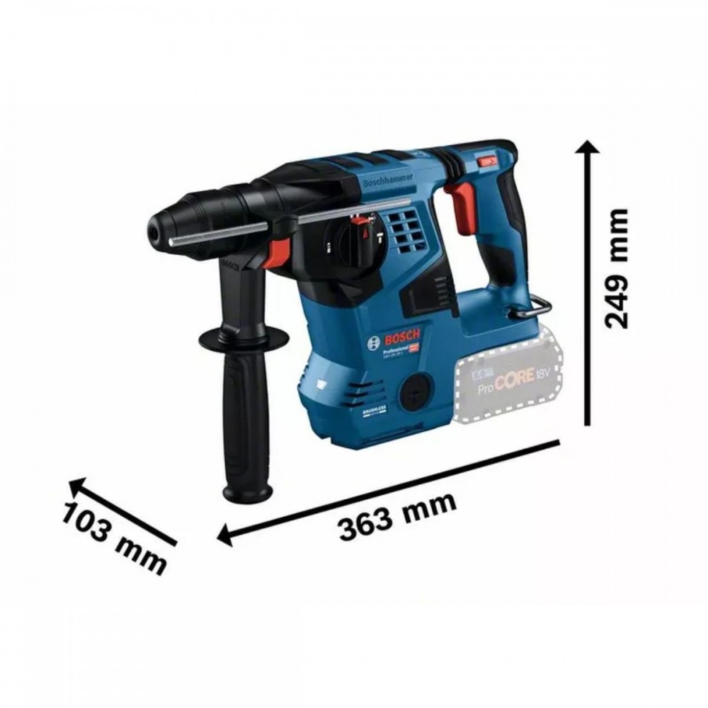 Акумулаторен перфоратор Professional 0611921002, 3.3 J, SDS plus, Bosch GBH 18V-28 CF