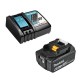 Акумулаторен перфоратор + зарядно + батерия 6 Ah, Makita DHR202Z