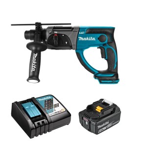 Акумулаторен перфоратор + зарядно + батерия 6 Ah, Makita DHR202Z