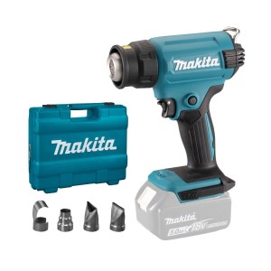 Акумулаторен пистолет за горещ въздух, 18 V, LXT Li-ion, Makita DHG180ZK