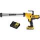 Акумулаторен пистолет за силикон 18 V, 600 ml, DeWalt DCE580N