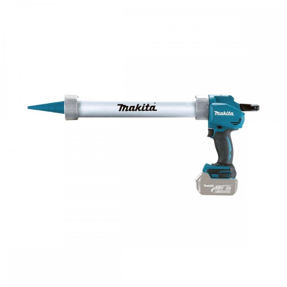 Акумулаторен пистолет за силикон, 18 V, 600 ml, Makita DCG180ZB