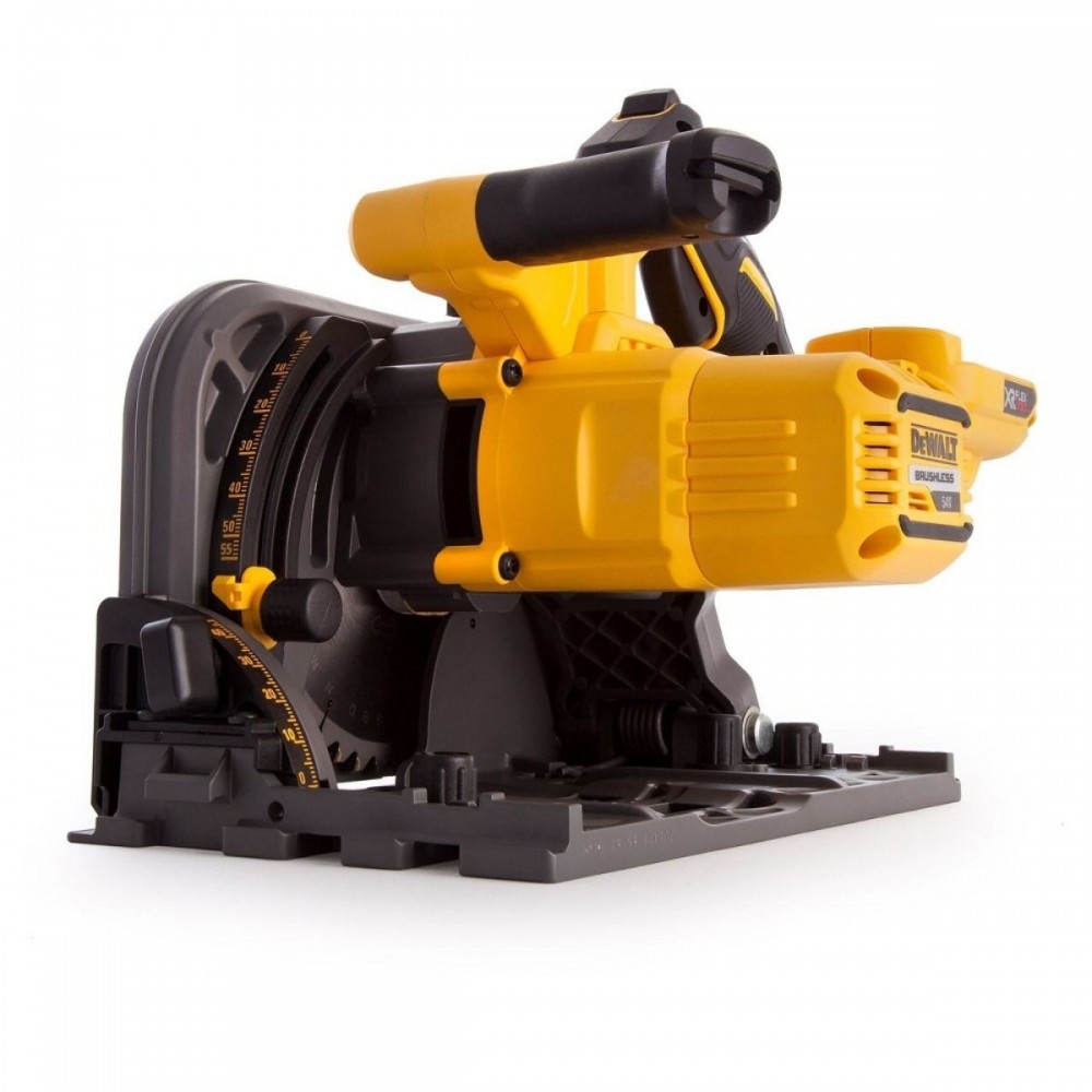 Акумулаторен потапящ се циркуляр 54V/18V DeWalt DCS520T2
