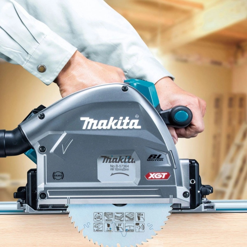 Акумулаторен потапящ циркуляр 165 мм, Makita SP001GZ03