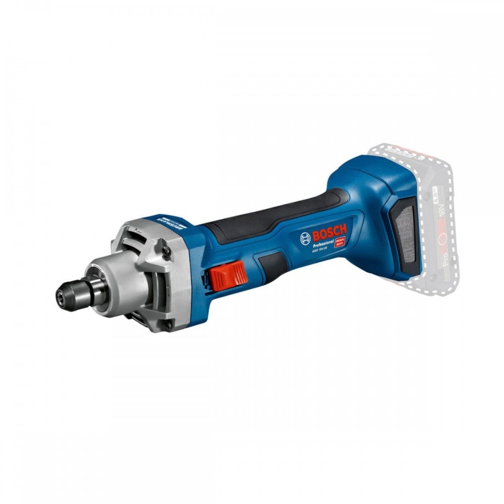 Акумулаторен прав шлайф 18 V, 8 мм, 06019B5401, Bosch GGS 18V-20 Solo