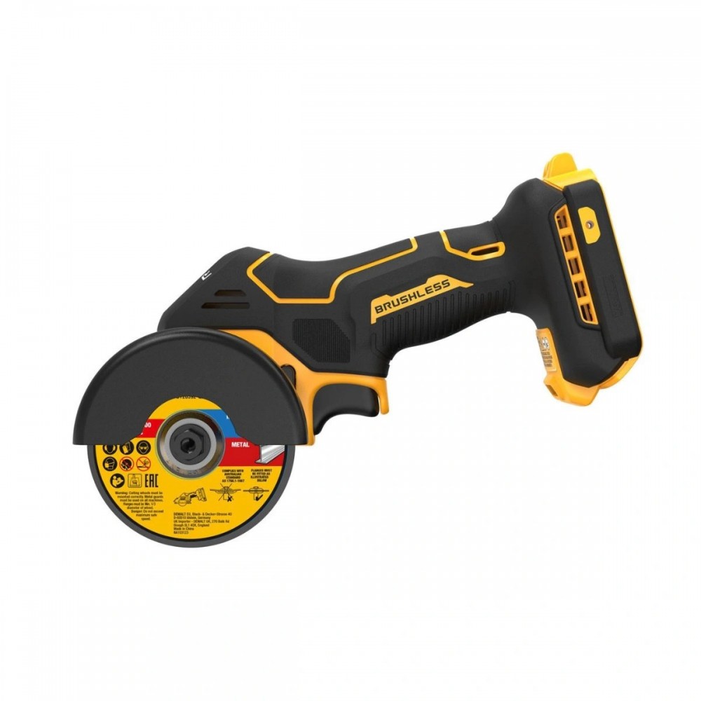 Акумулаторен ръчен циркуляр 18 V, 76 мм, 2.0 Ah, DeWalt DCS438E2T
