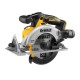 Акумулаторен ръчен циркуляр 18V, 165 мм, DeWalt DCS565P2