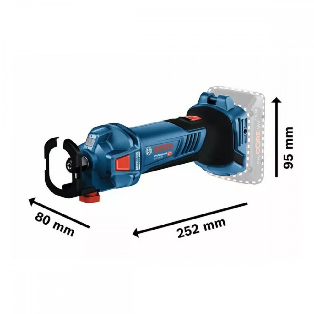 Акумулаторен ротационен инструмент 18 V, Bosch GCU 18V-30 Professional