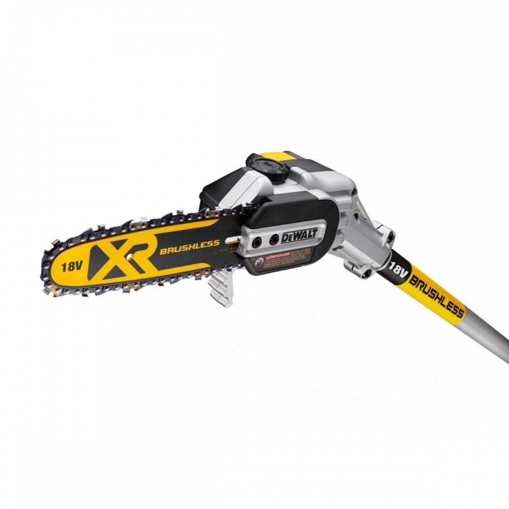 Акумулаторен телескопичен, верижен трион 18 V, 20 см, DeWalt DCMPS567P1