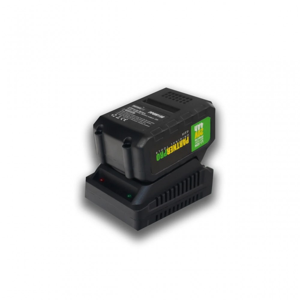 Акумулаторен тример за трева, 20V, 8000 RPM, регулируем вал Една батерия 20V 4Ah, 1 зарядно устройство 20V - PP8A227