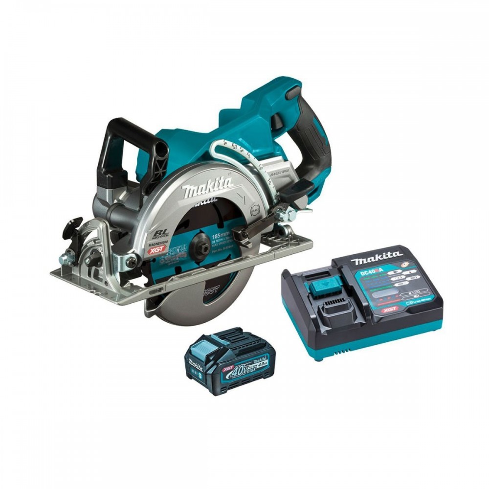 Акумулаторен циркуляр 185 мм, Makita RS001GM101