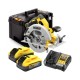 Акумулаторен циркуляр 18V, 184 мм, DeWalt DCS570H2T