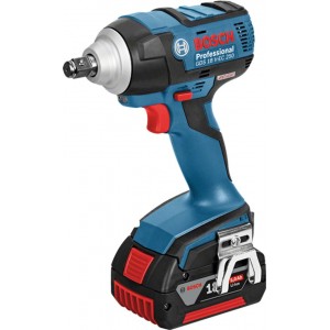 Акумулаторен ударен гайковерт, 06019D8104, 2 бр 4:0Ah батерии, Bosch GDS 18 V-EC 250