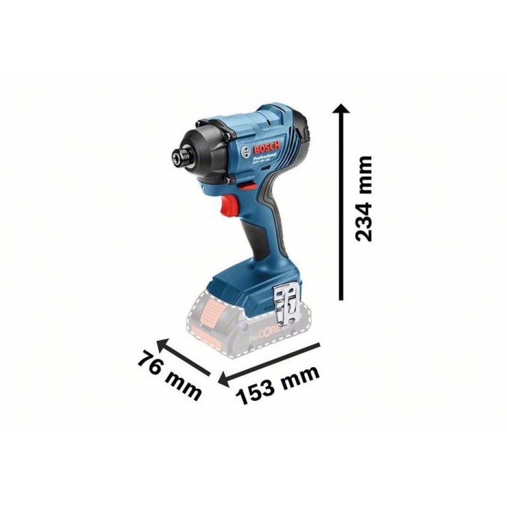 Акумулаторен ударен гайковерт, 06019G5120, Bosch GDR 180-LI
