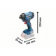 Акумулаторен ударен гайковерт, 06019G5120, Bosch GDR 180-LI