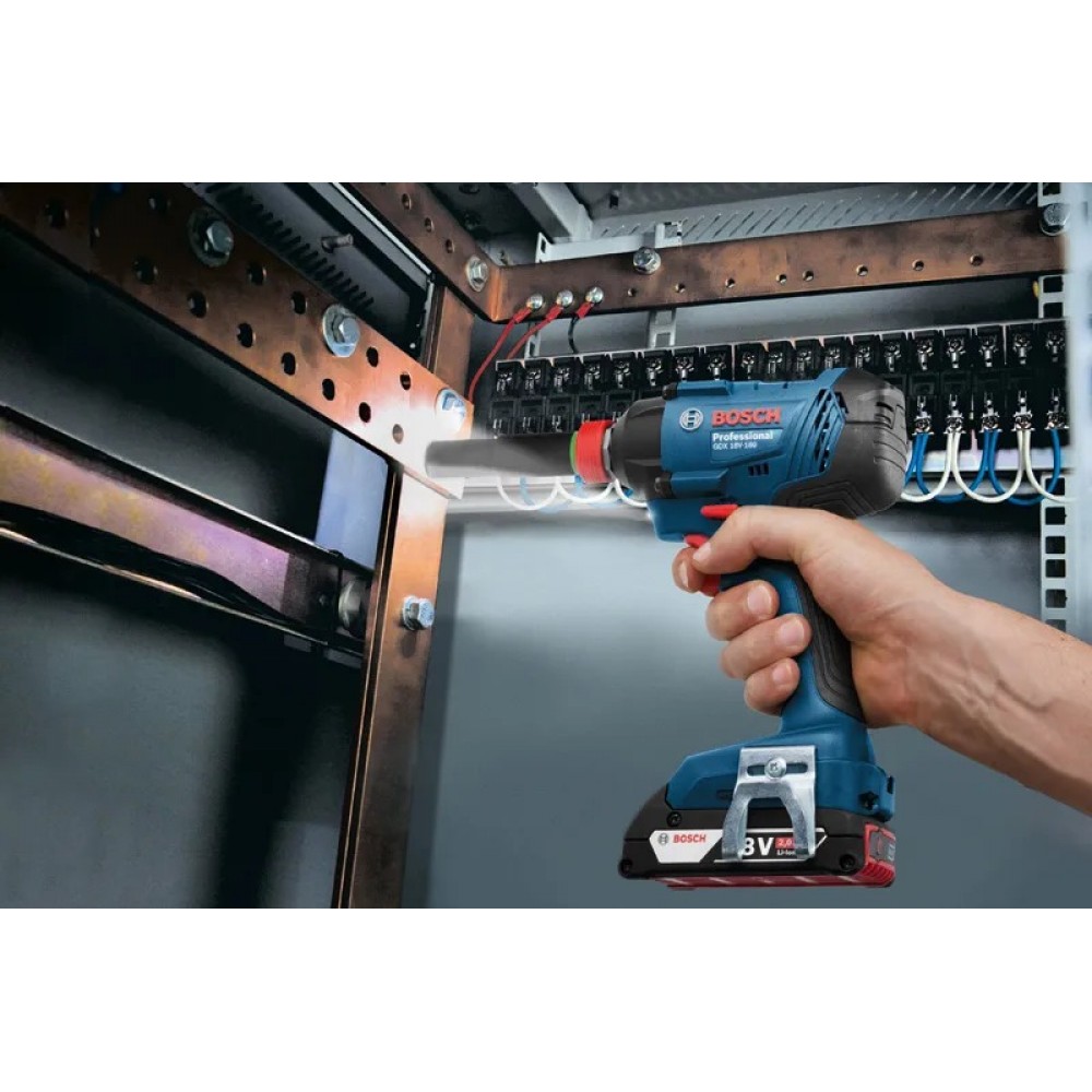 Акумулаторен ударен гайковерт, 06019G5220, Bosch GDX 180-LI