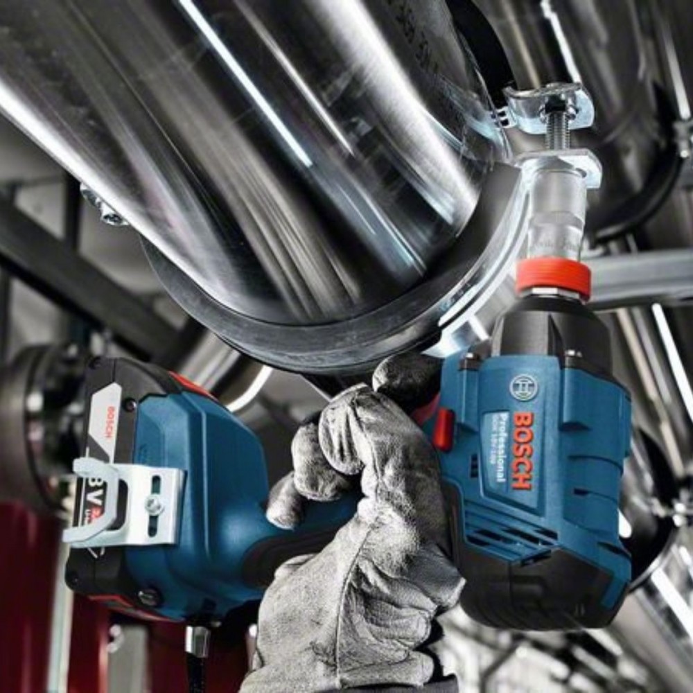 Акумулаторен ударен гайковерт, 06019G5223, 180 Nm, Bosch GDX 180-LI