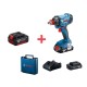 Акумулаторен ударен гайковерт 180 Nm 5.0Ah, Bosch GDX 180-LI