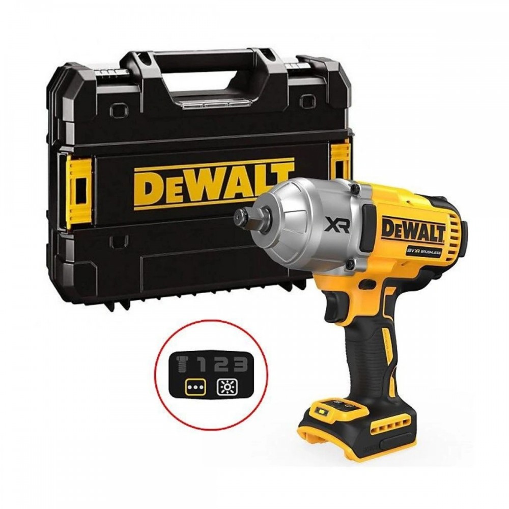 Акумулаторен ударен гайковерт 18 V, 1898 Nm, 1/2″, DeWalt DCF900NT