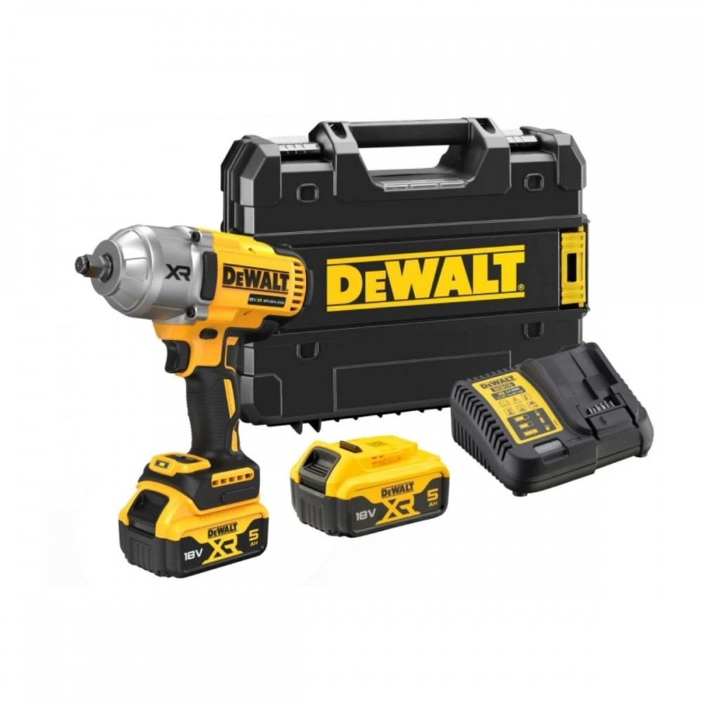 Акумулаторен ударен гайковерт 18 V, 1898 Nm, 1/2″, DeWalt DCF900P2T