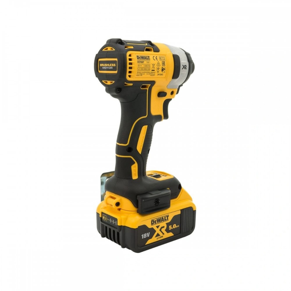 Акумулаторен ударен гайковерт 18 V, 205 Nm, DeWalt DCF887P2