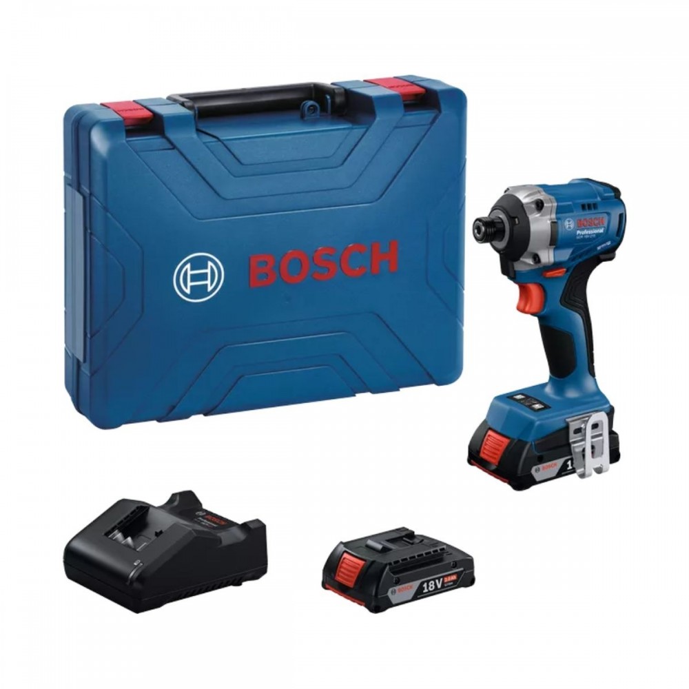 Акумулаторен ударен гайковерт, 18 V, 215 Nm, 06019N2022, Bosch GDR 18V-215