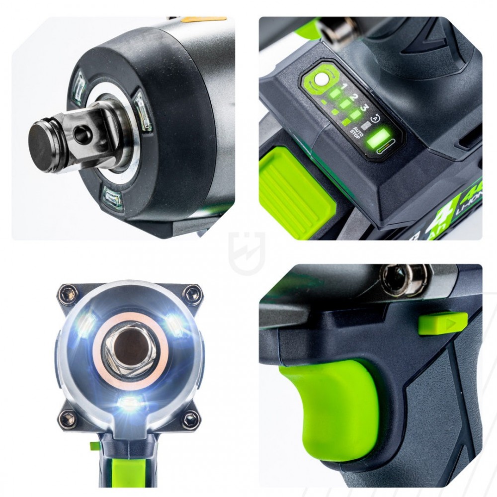 Акумулаторен ударен гайковерт 2000Nm 3/4" 40V - W04605