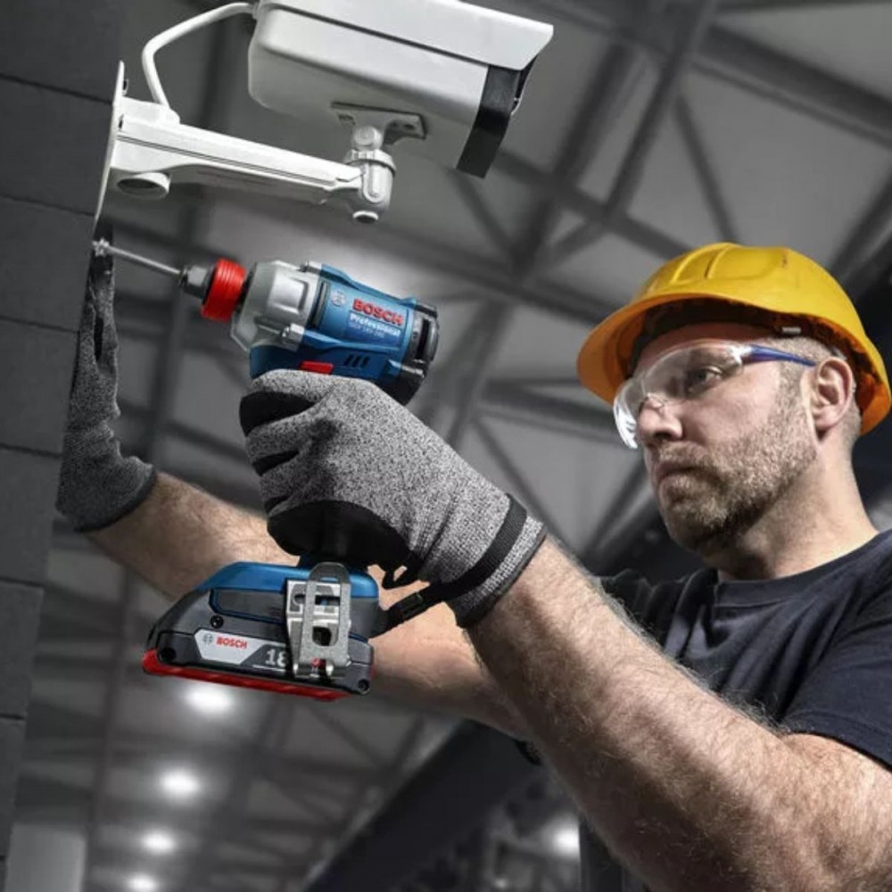 Акумулаторен ударен гайковерт, 285 Nm, ½“, ¼“, 06019N2122, Bosch GDX 18V-285
