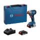 Акумулаторен ударен гайковерт, 285 Nm, ½“, ¼“, 06019N2122, Bosch GDX 18V-285