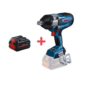Акумулаторен ударен гайковерт + батерия procore 8.0Ah, Bosch GDS 18V-1050 H