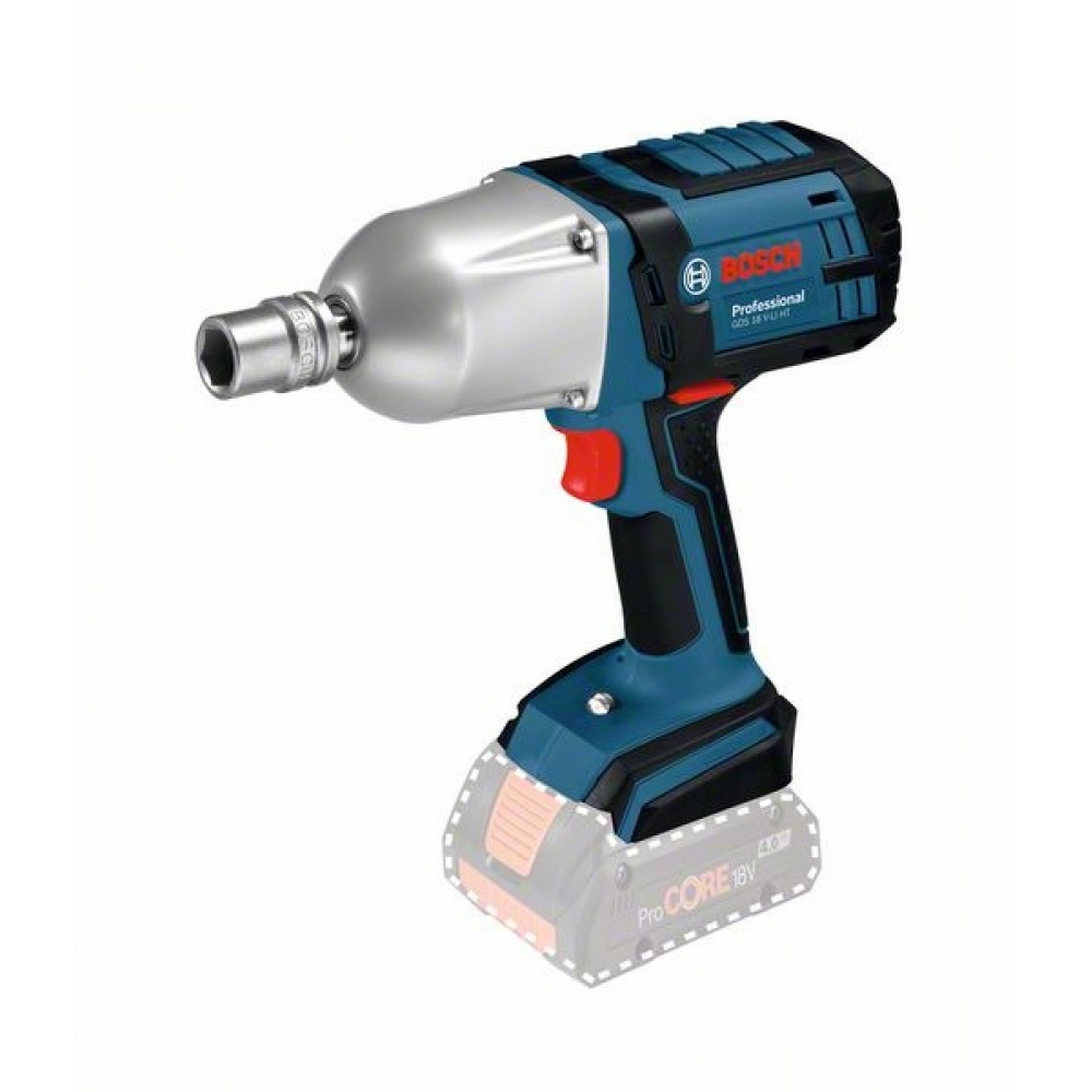 Акумулаторен ударен гайковерт, (Само тяло) 06019B1300, Bosch GDS 18 V-LI HT