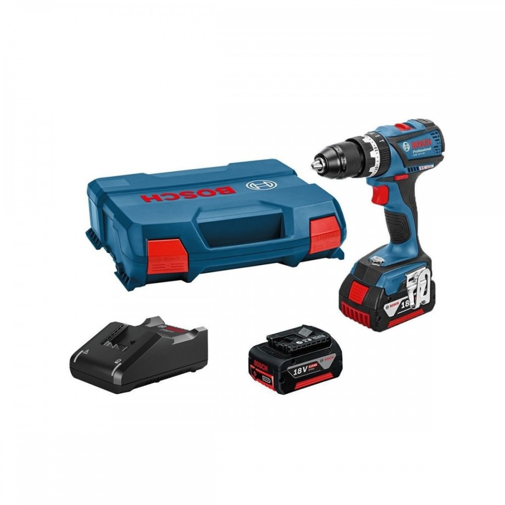 Акумулаторен ударен винтоверт, 06019E9120, 18V, 60 Nm, Bosch GSB 18V-EC