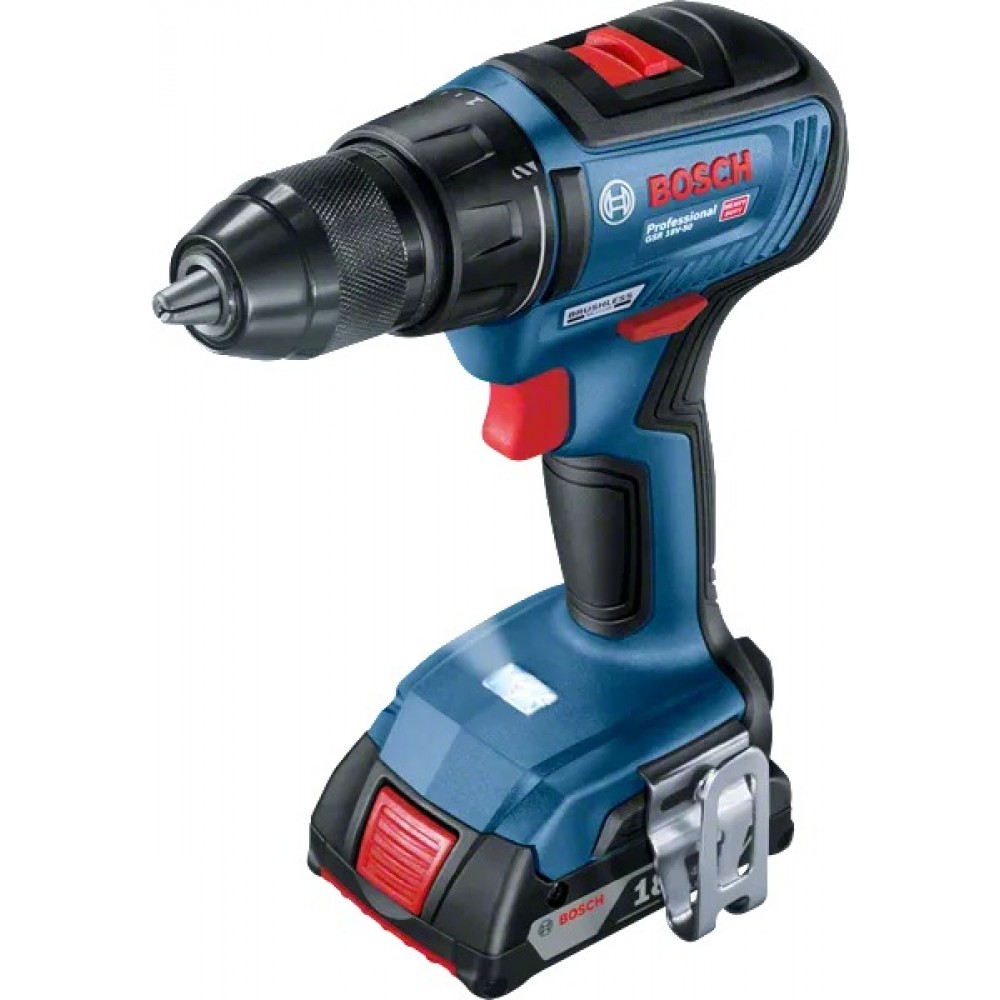 Акумулаторен ударен винтоверт, 18 V, Bosch GSB 18V-50