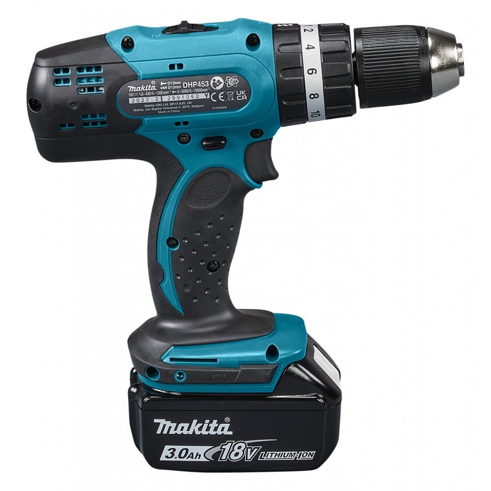 Акумулаторен ударен винтоверт 18V, 42Nm, Makita DHP453RFE