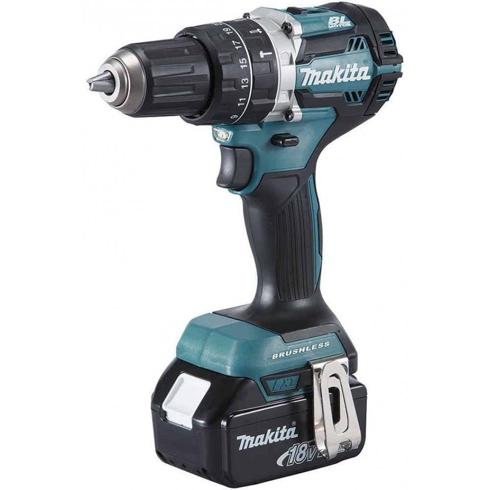 Акумулаторен ударен винтоверт – бормашина 18V / 54Nm / 3 Ah Li-Ion, Makita DHP484RFE