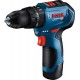 Акумулаторен ударно-пробивен винтоверт, 06019G9100, 12V/2.0Ah, Bosch GSB 12V-30 Professional