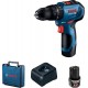 Акумулаторен ударно-пробивен винтоверт, 06019G9100, 12V/2.0Ah, Bosch GSB 12V-30 Professional