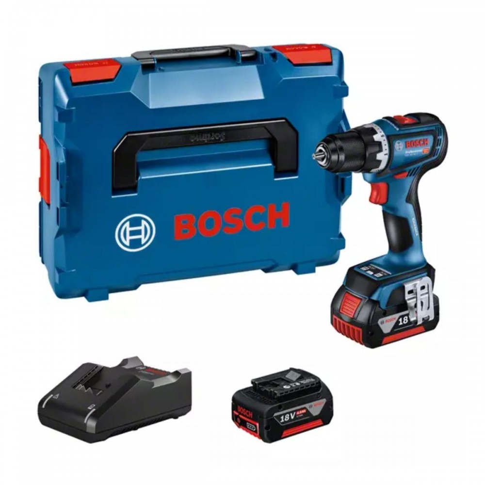 Акумулаторен винтоверт 0 601 9K6 003, 18 V, 64 Nm, Bosch GSR 18V-90 C Professional