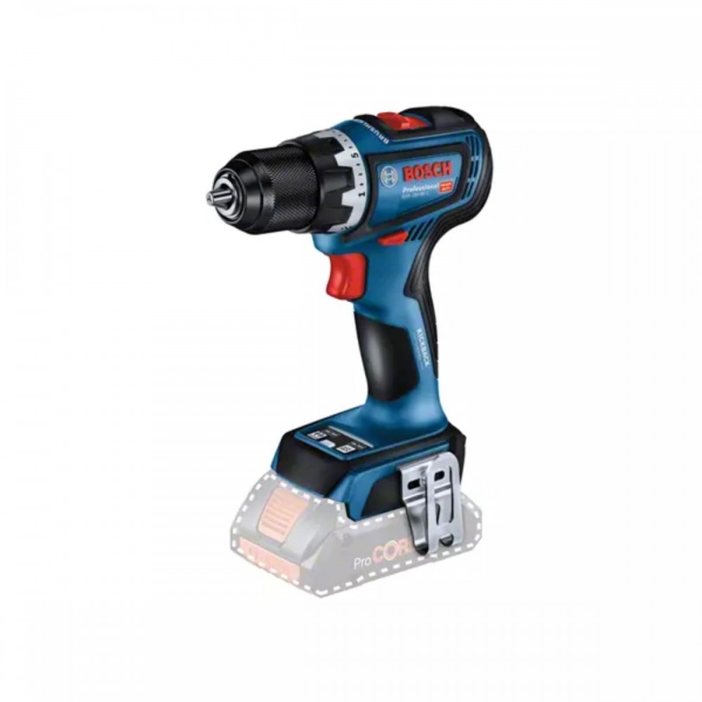 Акумулаторен винтоверт 0 601 9K6 005, 18 V, 64 Nm, Bosch GSR 18V-90 C Professional